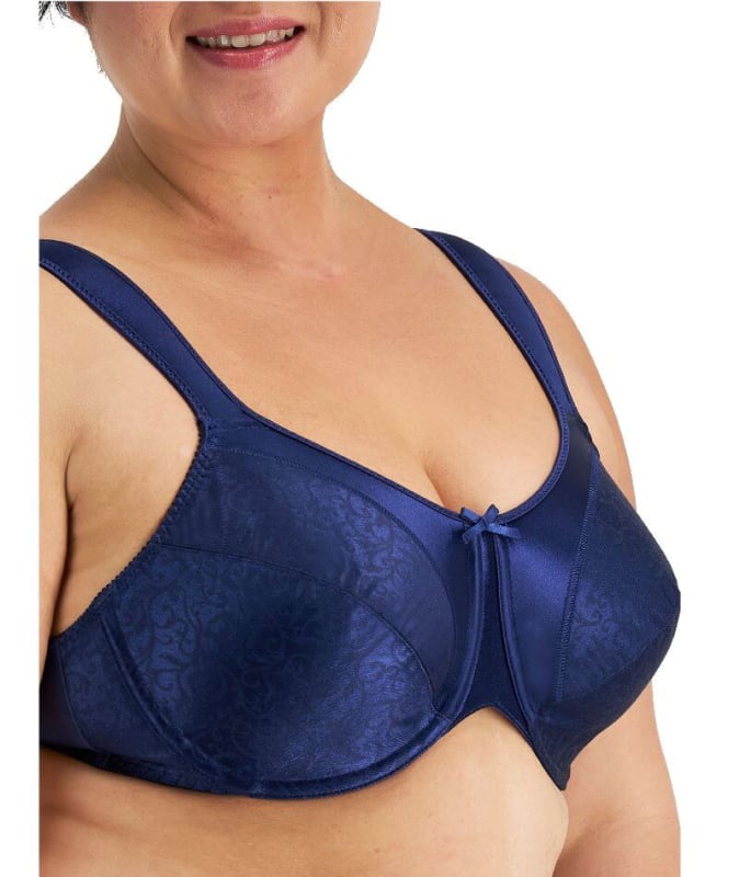 Playtex Comfort Strap Minimiser Underwire Bra - In The Navy Bras 