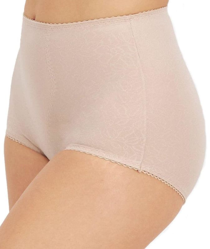 Playtex Microfibre Shaping Full Brief - Warm Beige Knickers