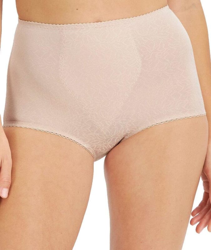 Playtex Microfibre Shaping Full Brief - Warm Beige Knickers