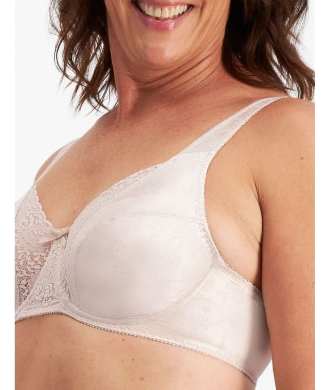 Playtex Secrets Floral Delustre Bra - Sandshell Bras 