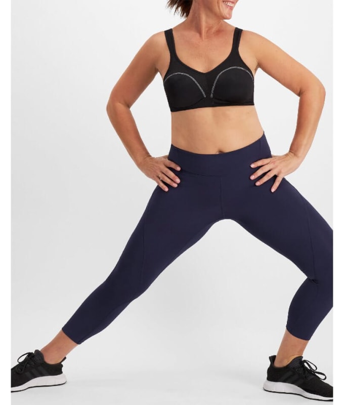 Playtex High Impact Wire-free Bra - Black Bras 