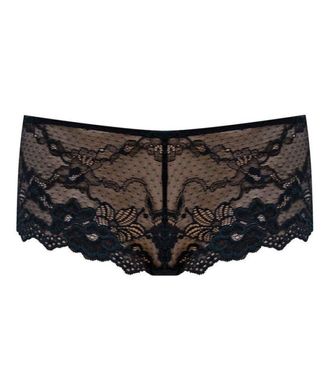 Pleasure State My Fit Lace Brazilian Brief - Black Knickers 