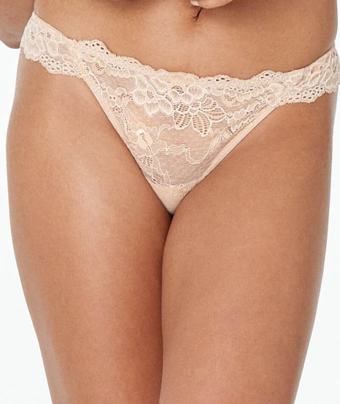Pleasure State My Fit Lace Thong Brief - Frappe Knickers