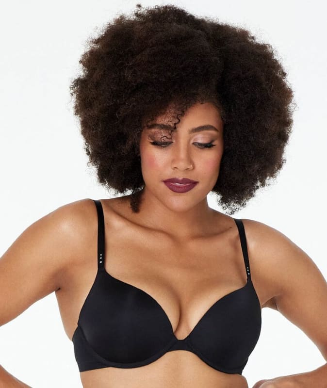 Pleasure State Smooth Plunge Bra - Black Bras