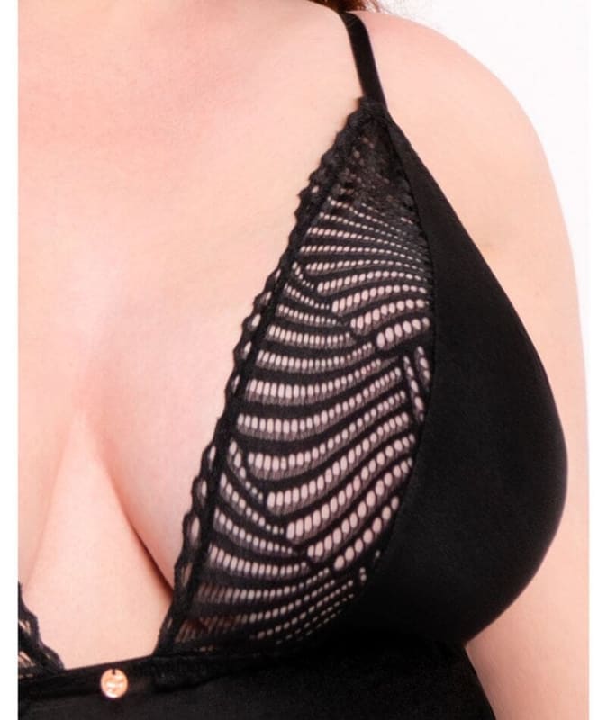 Scantilly After Hours Slip Dress - Black Dress 