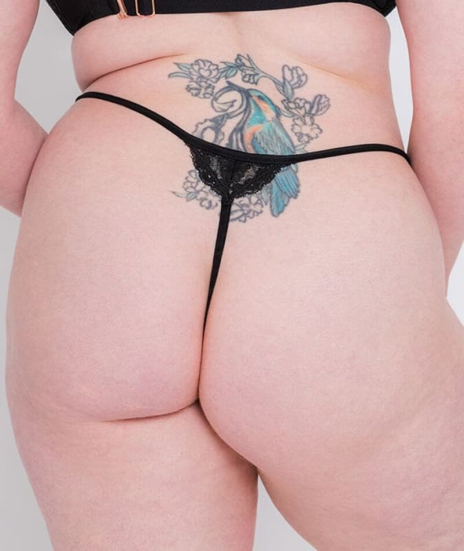 Scantilly Embrace Thong - Black Knickers