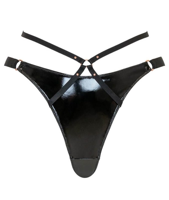 Scantilly Fatale Thong - Black Knickers 