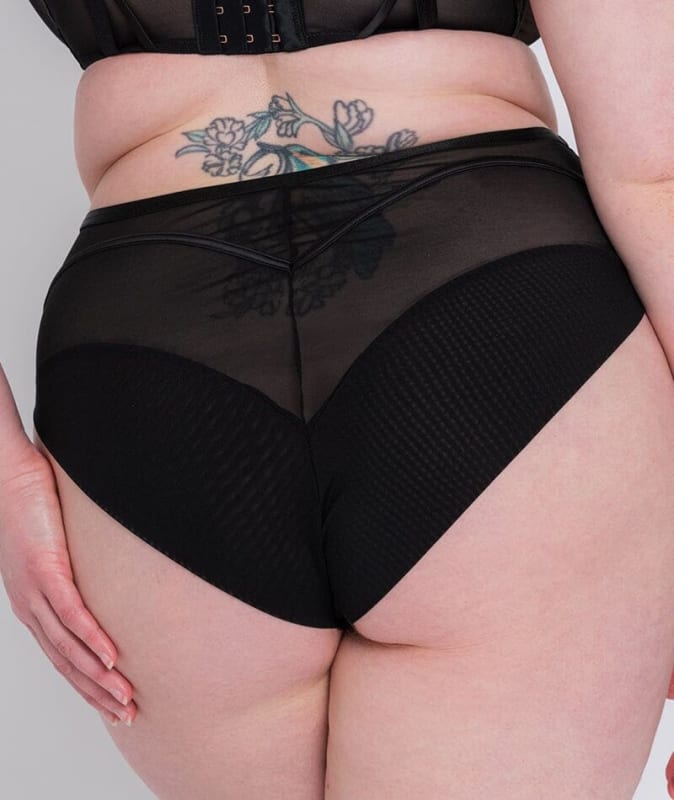 Scantilly Senses High Waist Brief - Black Knickers