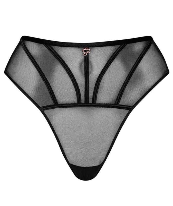 Scantilly Senses High Waist Brief - Black Knickers