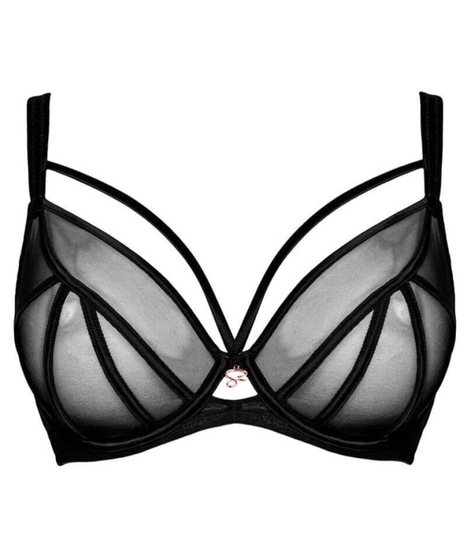 Scantilly Senses Plunge Bra - Black Bras
