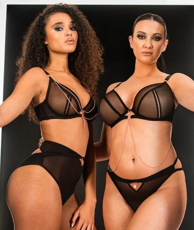 Scantilly Unchained Thong - Black Knickers 