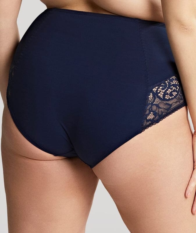 Sculptresse Estel High Waist Brief - Navy Knickers