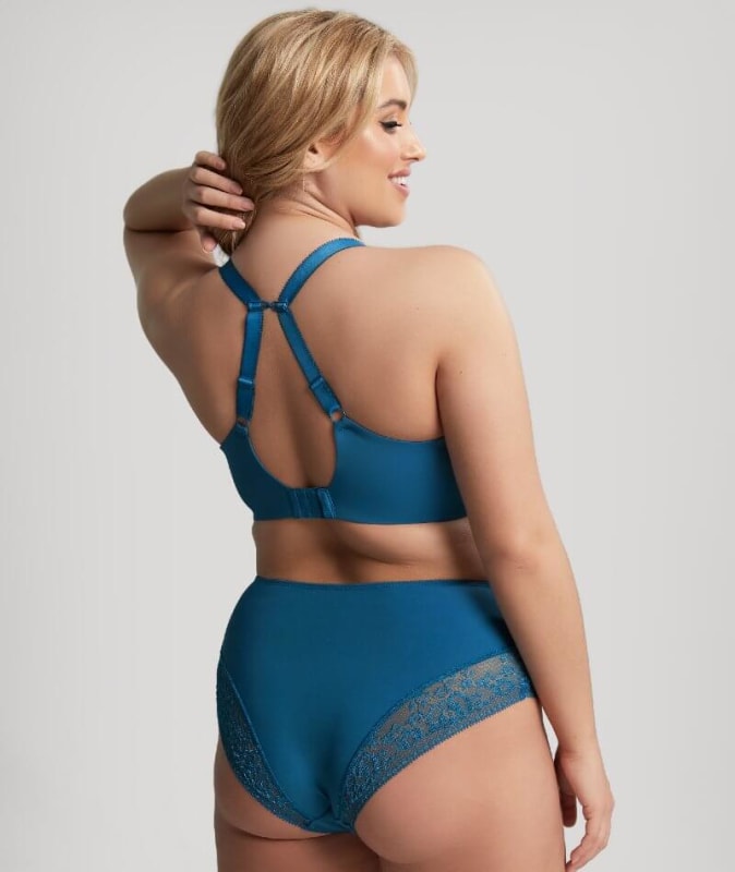 Sculptresse Roxie Plunge Underwired Bra - Atlantic Blue Bras 