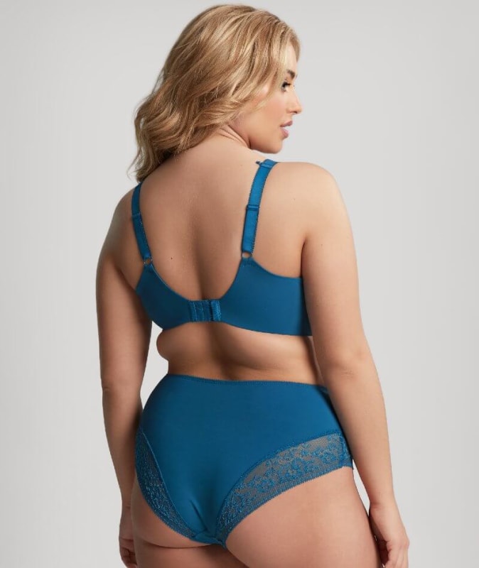 Sculptresse Roxie Plunge Underwired Bra - Atlantic Blue Bras 