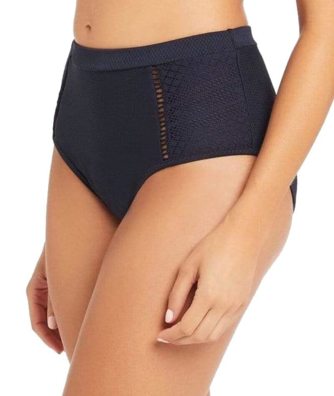 Sea Level Amazing Lace High Waist Brief - Night Sky Swim