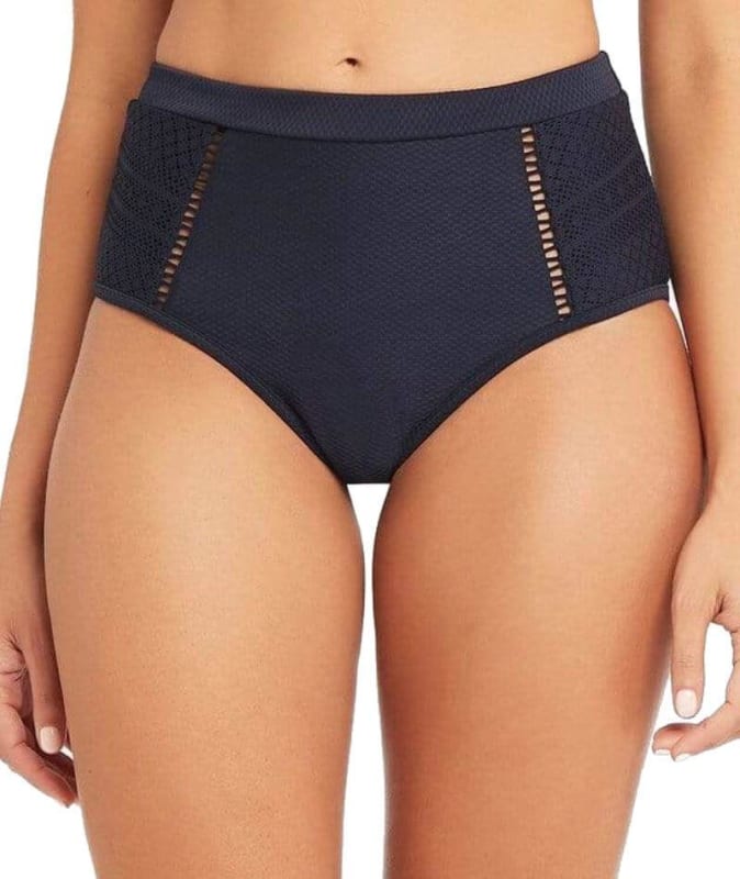 Sea Level Amazing Lace High Waist Brief - Night Sky Swim