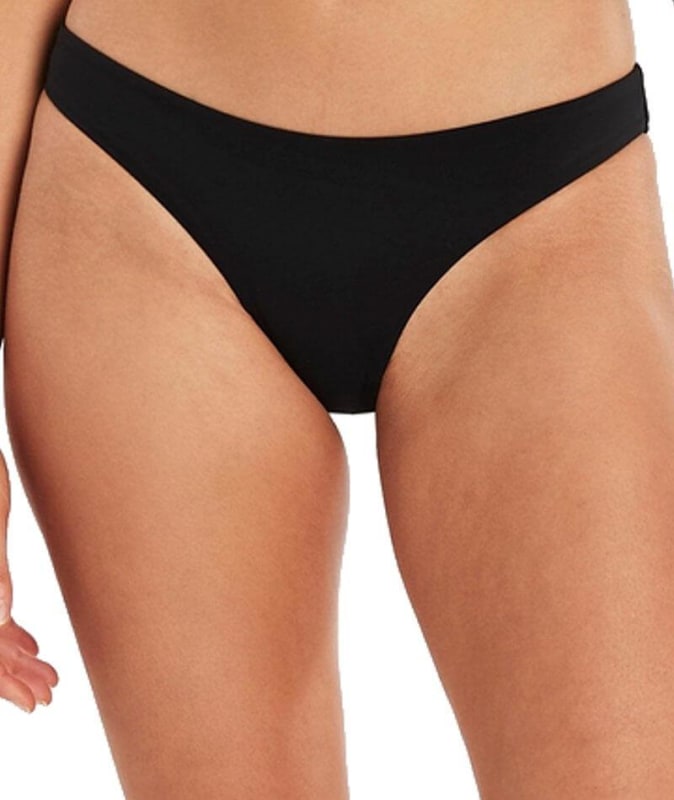 Sea Level Dark Romance Cheeky Bikini Brief - Black Swim
