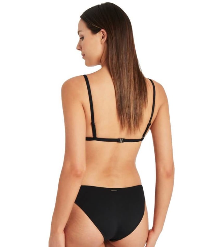 Sea Level Dark Romance Cheeky Bikini Brief - Black Swim