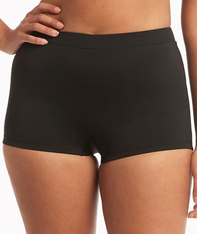 Sea Level Eco Essentials Katie Boyleg Swim Pant - Black Swim