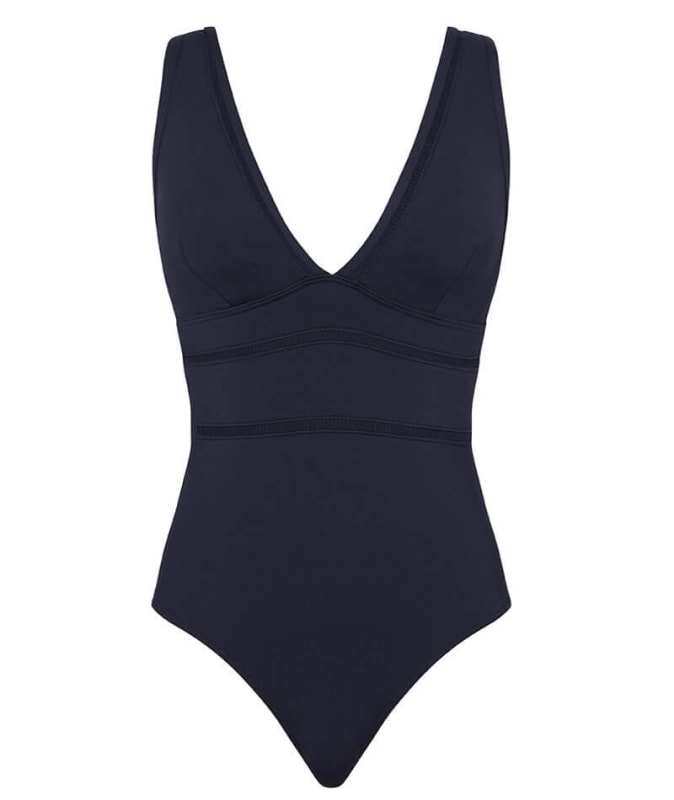 Sea Level Eco Essentials Spliced B-DD Cup One Piece Swimsuit - Night Sky Swim