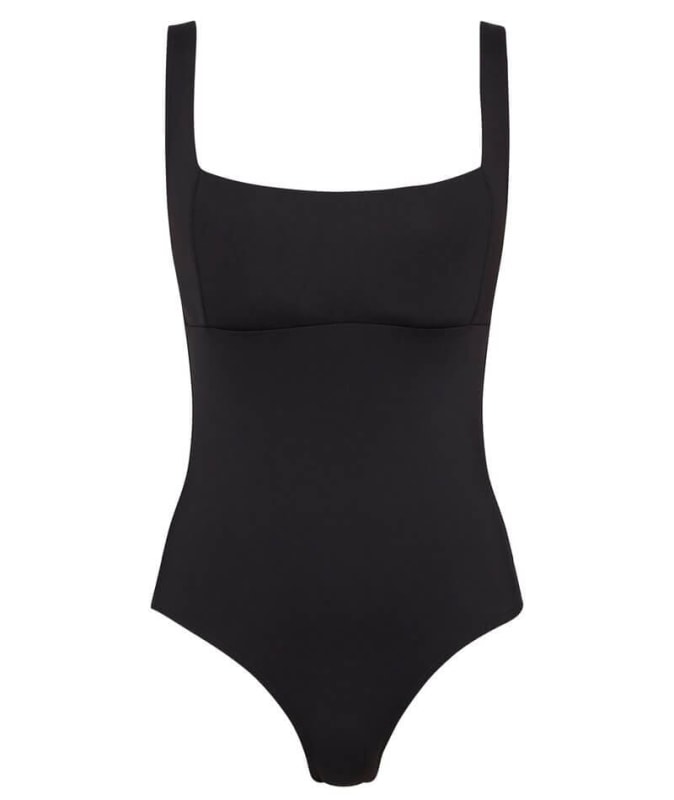 Sea Level Eco Essentials Square Neck One Piece Swimsuit - Black Swim 
