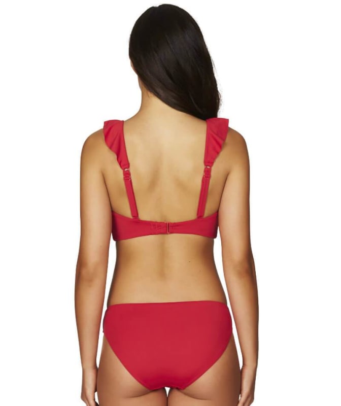 Sea Level Essentials Hipster Bikini Brief - Red Swim 