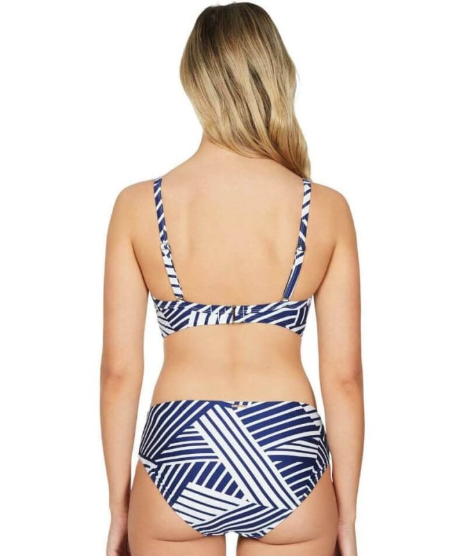 Sea Level Vionette Mid Bikini Brief - Ocean Blue Swim