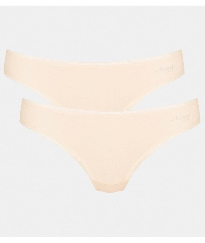 Sloggi Go Brazilian 2 Pack G-String - Fresh Powder Knickers 