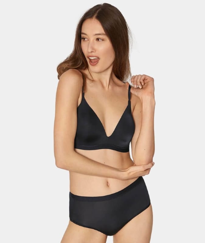 Sloggi WOW Comforrt 2.0 Push-up Bra - Black Bras 