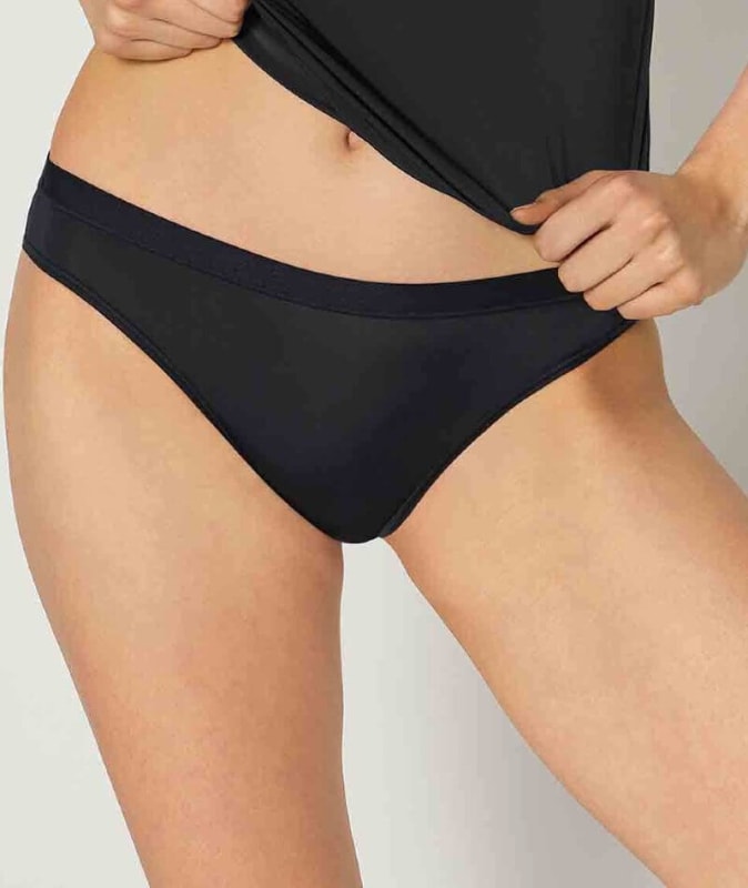 Sloggi WOW Comfort 2.0 Tai Brief - Black Knickers