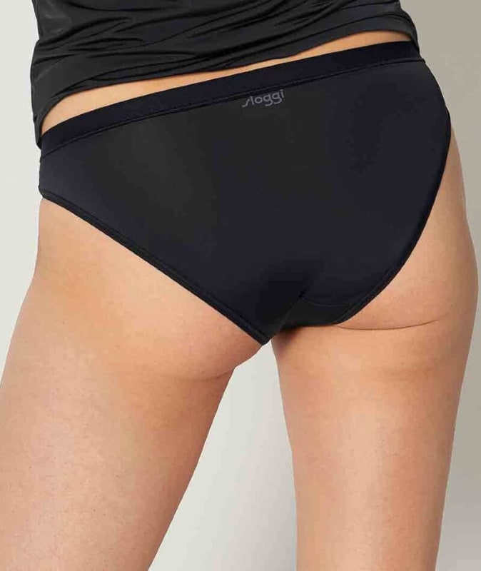 Sloggi WOW Comfort 2.0 Tai Brief - Black Knickers