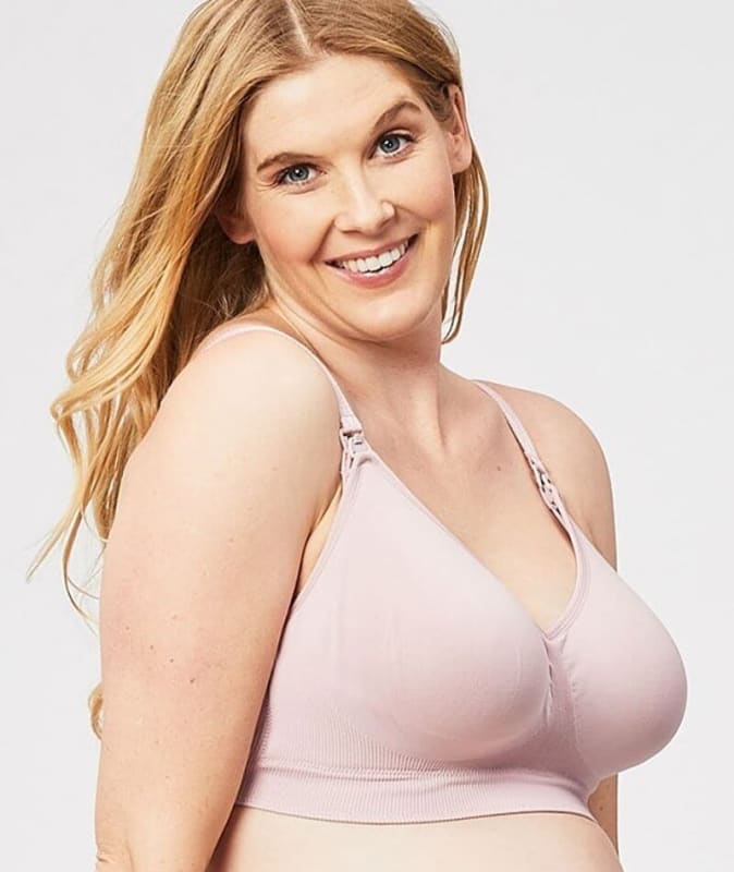 Sugar Candy Fuller Bust Seamless F-HH Cup Nursing Bra - Pink Bras