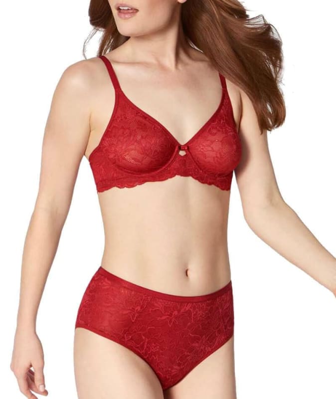 Triumph Amourette Charm Non-Padded Bra - Spicy Red Bras 