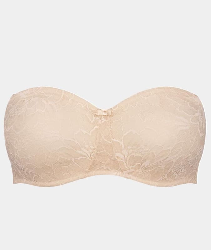 Triumph Amourette Charm Wired Strapless Bra - Cream Bras 