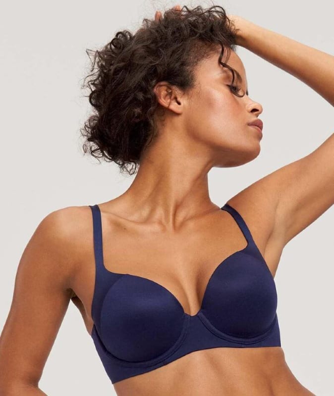 Triumph Body Make-up Soft Touch Padded Bra - Navy Bras