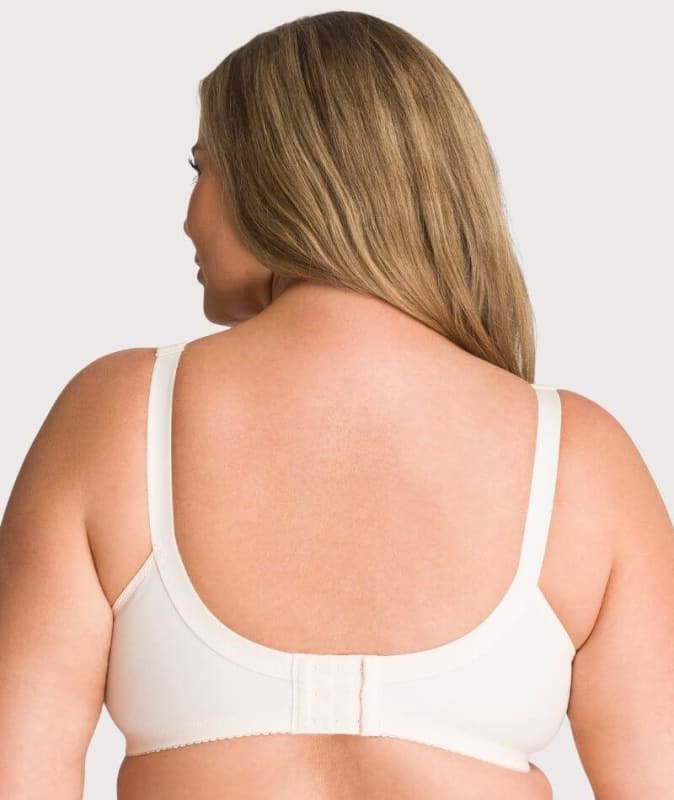 Triumph Kiss of Cotton Wire Free Bra - Fresh Powder Bras 