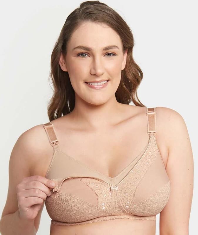 Triumph Lace Maternity Bra - Nude Bras 