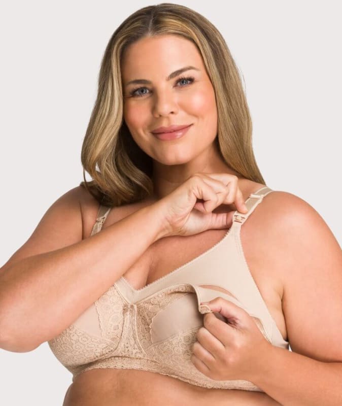 Triumph Lace Maternity Bra - Nude Bras