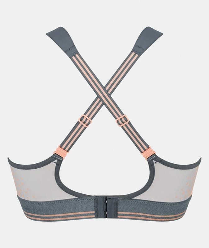 Triumph Triaction Control Lite Minimiser Sports Bra - Grey Bras 