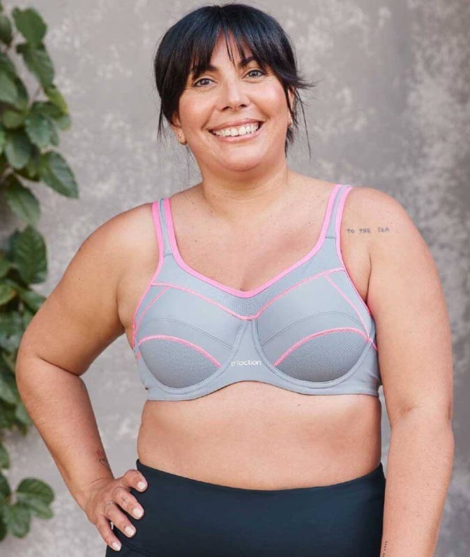 Triumph Triaction Performance Sports Bra - Quicksilver Bras 