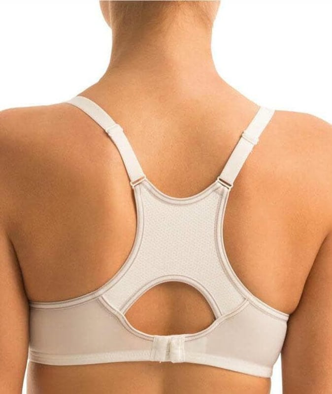 Triumph Triaction Racerback Sports Bra - White Bras