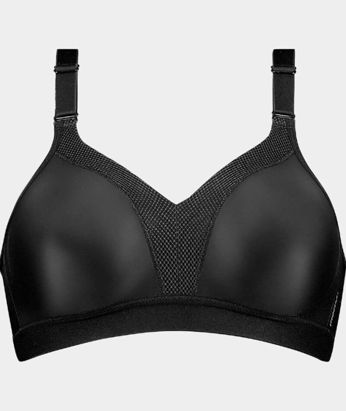 Triumph Triaction Wellness Wire-free Sports Bra - Black Bras
