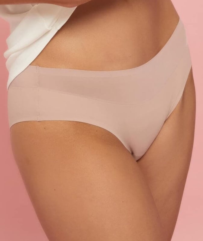 Underline by Finelines Dual Brief - Woodrose Knickers 