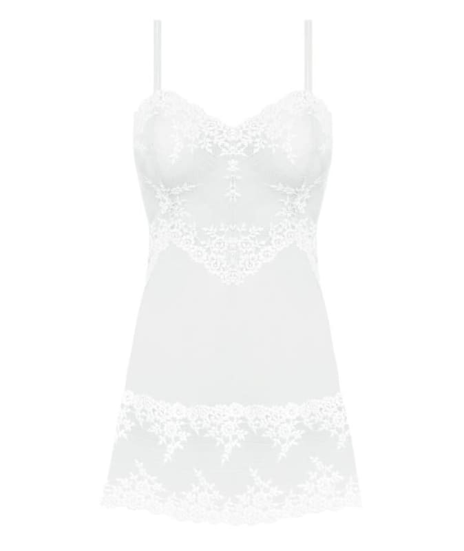 Wacoal Embrace Lace Chemise - Delicious White Babydoll / Chemise