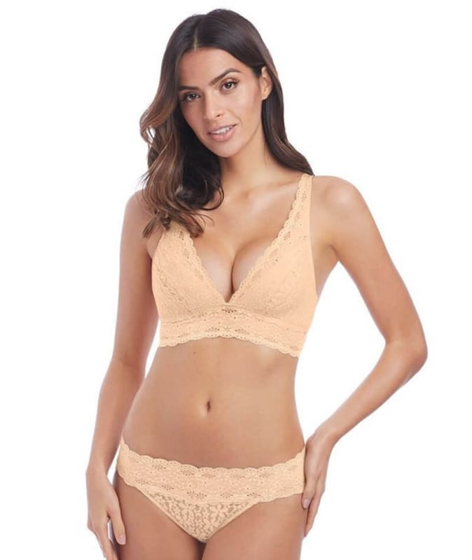 Wacoal Halo Lace Bikini Brief - Nude Knickers
