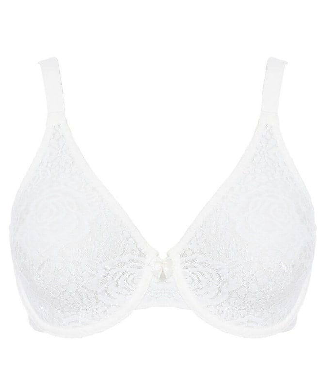Wacoal Halo Lace Moulded Underwire Bra - Ivory Bras 
