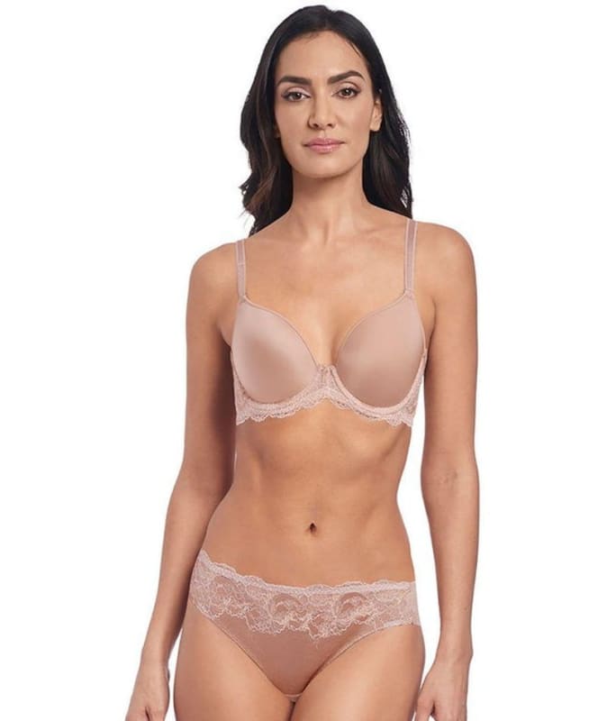 Wacoal Lace Affair Contour Bra - Rose Dust/Angel Wing Bras